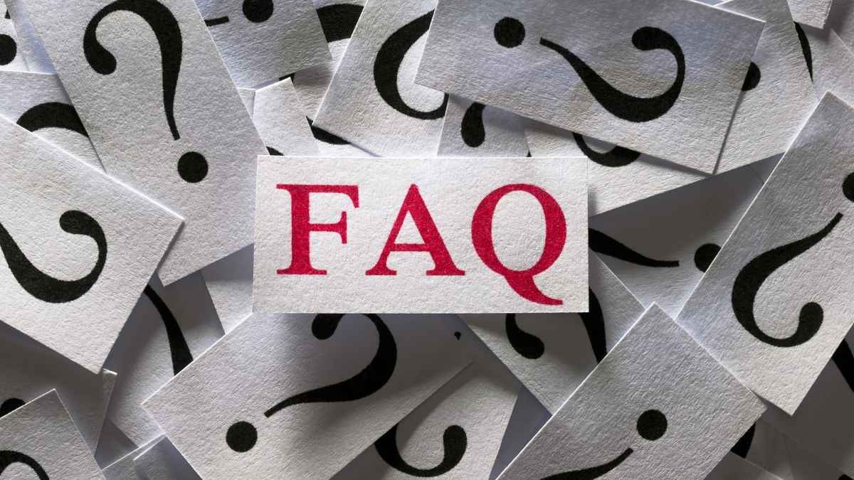 Frequently Asked Questions